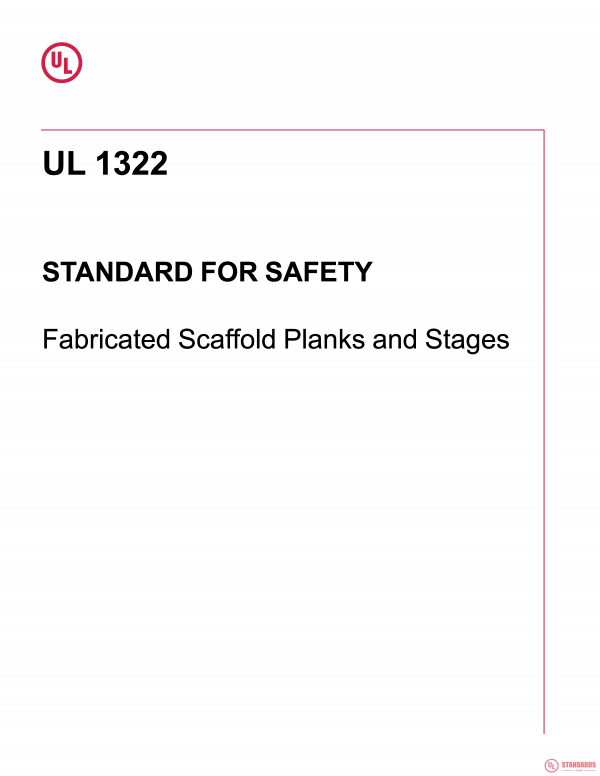 UL 1322 PDF